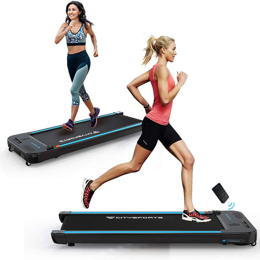 Treadmills for Home, CITYSPORTS Walking Pad Treadmill with Audio Speakers, Slim & Portable